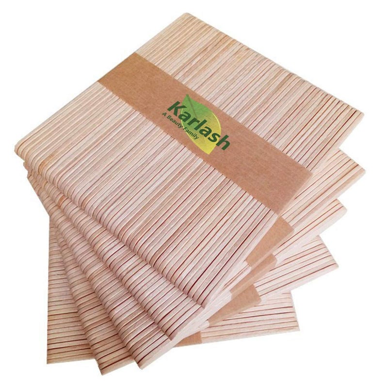 Karlash Craft Sticks Ice Cream Sticks Natural Wood Popsicle Craft Sticks 4.5 inch Length Treat Sticks Ice Pop Sticks for DIY Crafts (Pack of 1000)